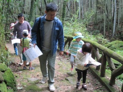  木の実は落ちてないかな？