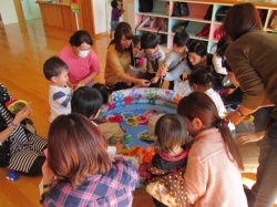 魚つり。 上手に釣れるかな？