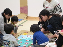 わぁ！サンタさんがいっぱいだ！