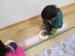 アンパンマンこまのできあがり！ くるくる回るかな？