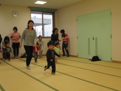 今度は、みんなで走ろう！ よーい、どん！