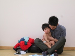 ぱぱ、マッサージ気持ちよかったよ。