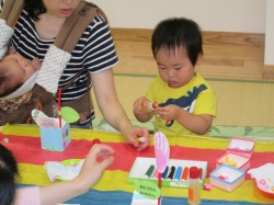 パパのために ぼく、一生懸命です。