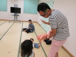遺物除去の実践です。