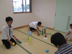 次は、的あてゲーム！