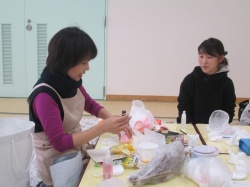 最後の仕上げに アロマを垂らします。