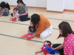 ♪ゴーシゴシ 　おなかを洗おう、ゴーシゴシ♪