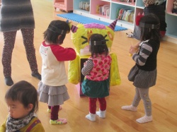 病気のおにさんにも “おには～そと”