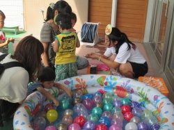 高校生のお姉ちゃんも 遊びに来てくれました。