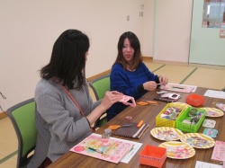 おしゃべりも楽しみの 一つです。