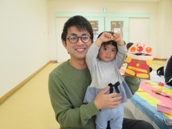 パパとアンパンマン作れたよ！