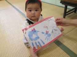 ゾウさん親子のできあがり☆パパ喜んでくれるといいな！