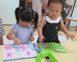 おじいちゃんとおばあちゃんにプレゼントするよ☆