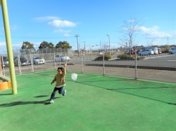 冬空の下での凧あげって楽しくて 気持ちいいぞー！ 