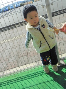 シャボン玉、僕にもできるかな～