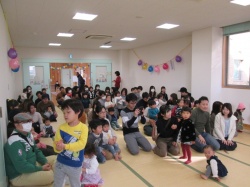 みんなで節分のお話を 楽しみました★