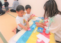 兄弟でかっこいいこいのぼりを作るんだ！