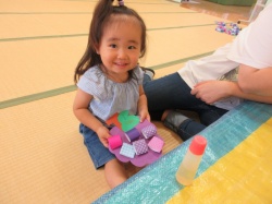 みてみて！カラフルなぶどうができたよ！